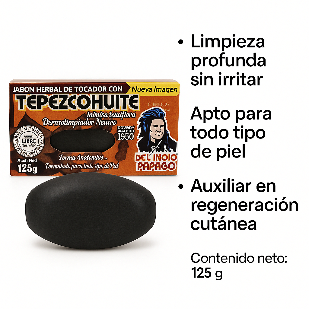 Jabón Tepezcohuite Del Indio Papago 125g