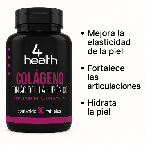 4 Health Colágeno con Ácido Hialurónic